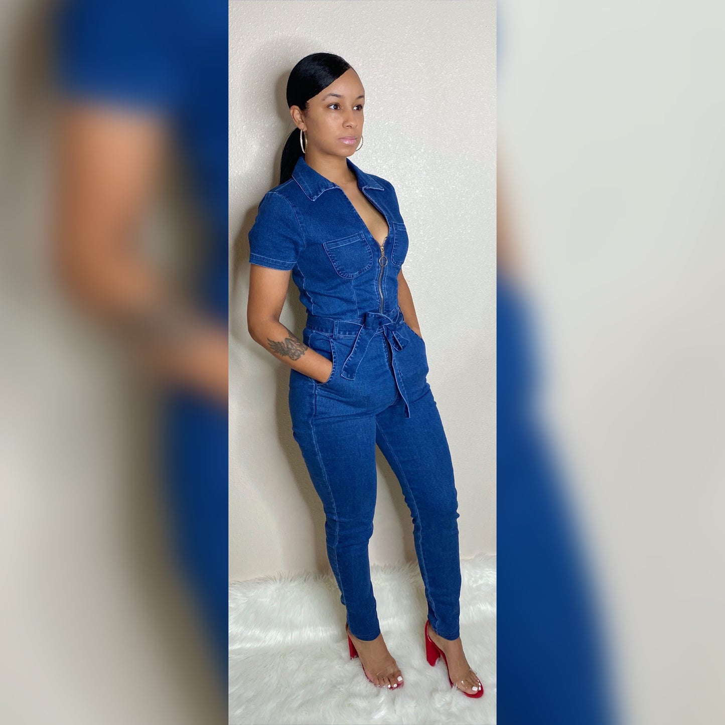 Denim Babe Jumpsuit