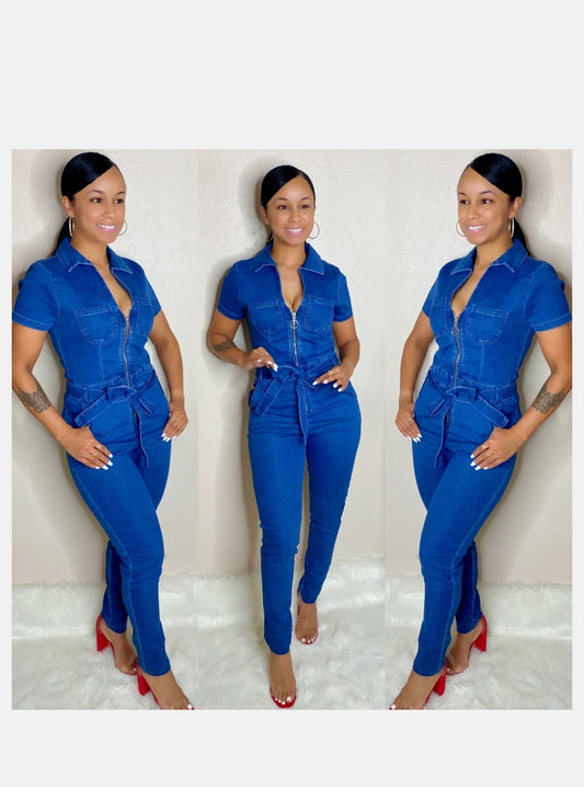 Denim Babe Jumpsuit